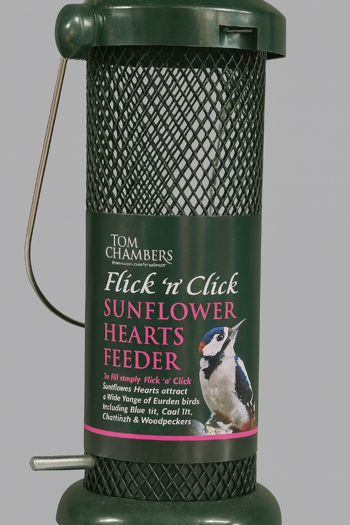Flick 'n' Click Sunflower Hearts Feeder