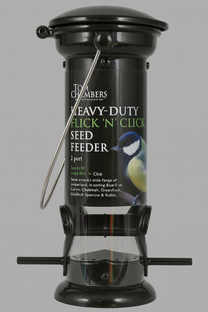 Heavy Duty Flick 'n' Click 2 Port Seed Feeder