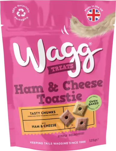 Wagg Treats Ham and Cheese Toastie