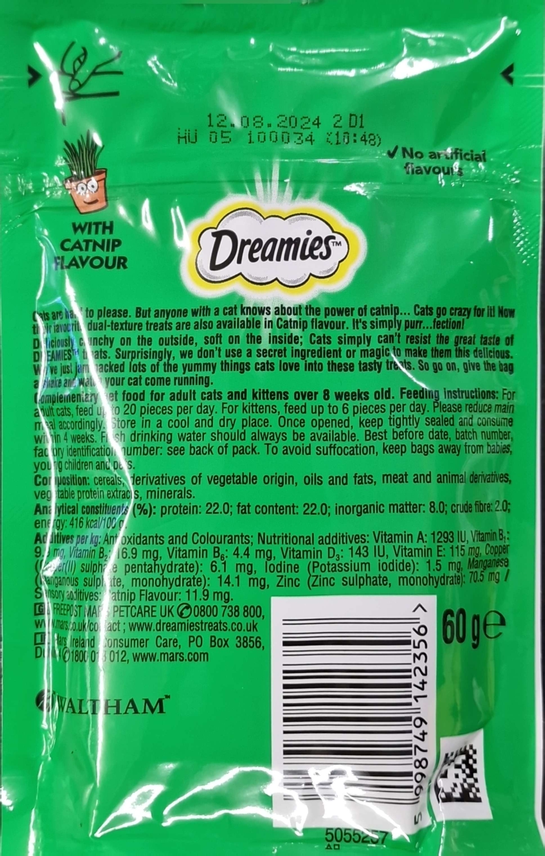 Dreamies Irresistible Catnip Flavour