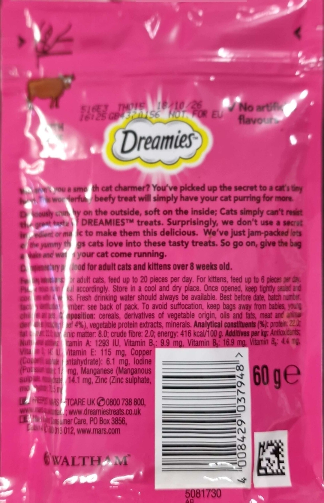 Dreamies With Tempting Beef