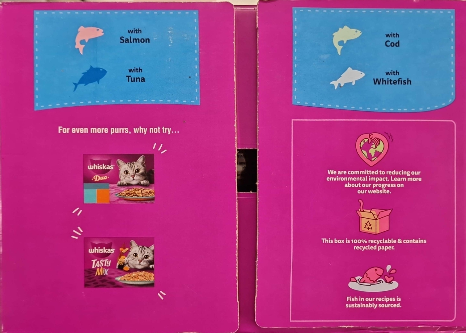 Whiskas 1+ Fish Favourites in Jelly 80 Pouches