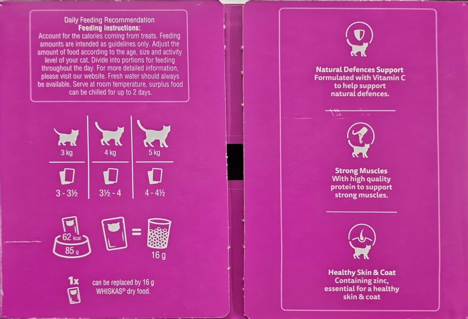 Whiskas 1+ Fish Favourites in Jelly 80 Pouches