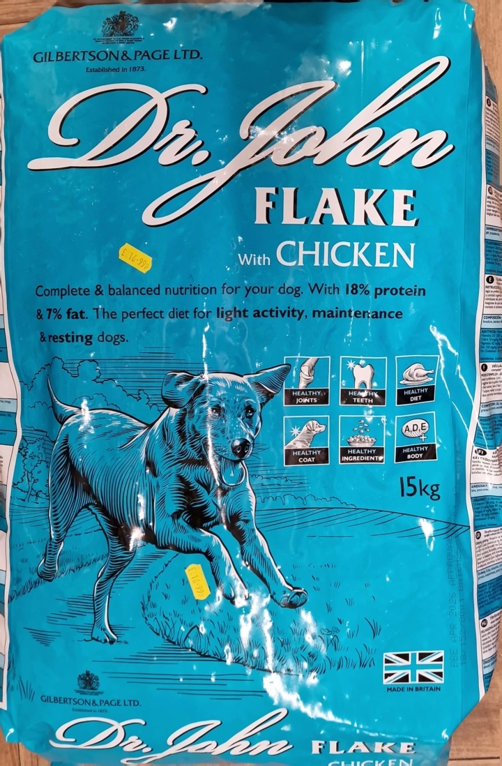 Dr John Flake with Chicken