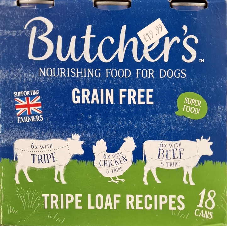 Butchers Grain Free Tripe Loaf