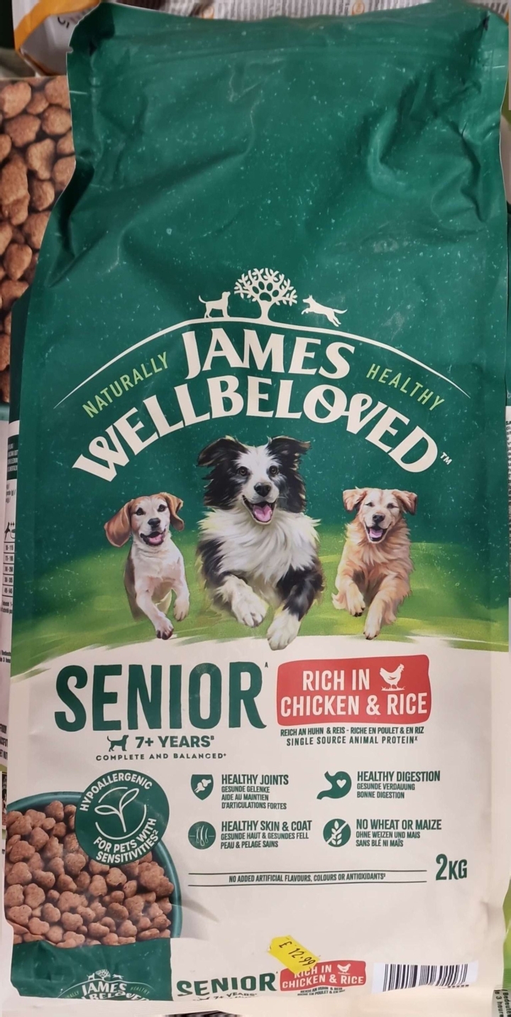 James Wellbeloved Senior Dog Food Chicken and Rice