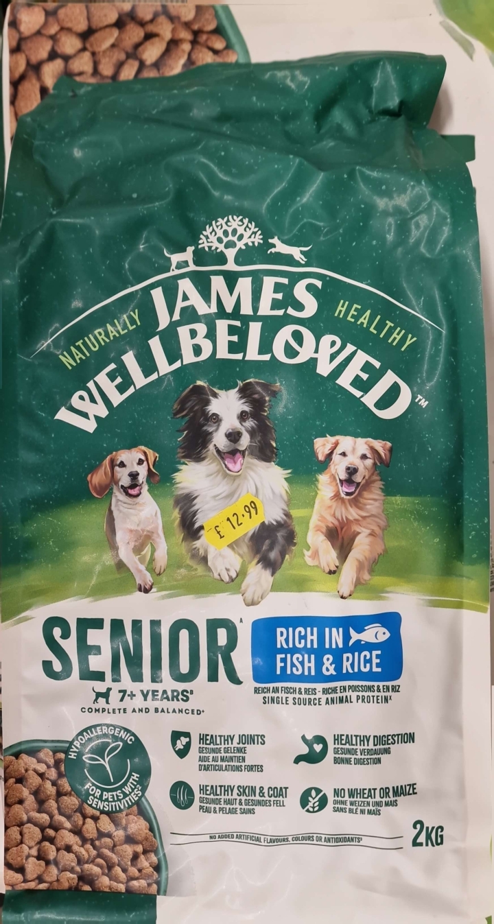 James Wellbeloved Senior Fish and Rice