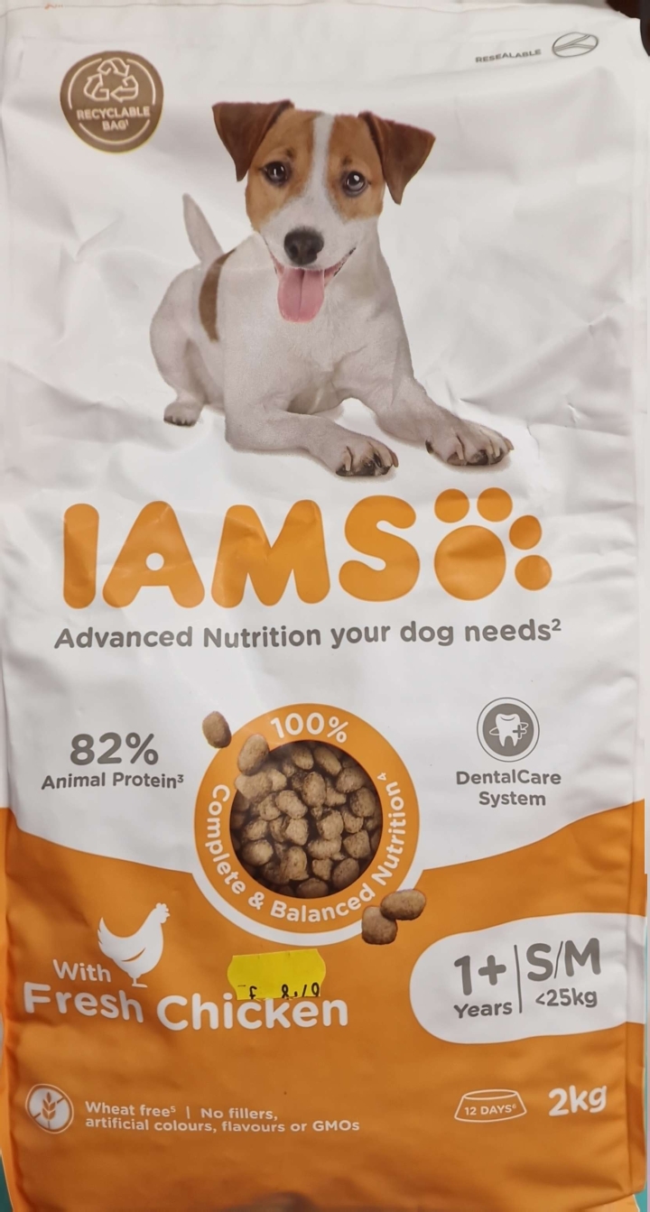 IAMS Adult Small Medium Breed Dry Dog Food with Fresh Chicken