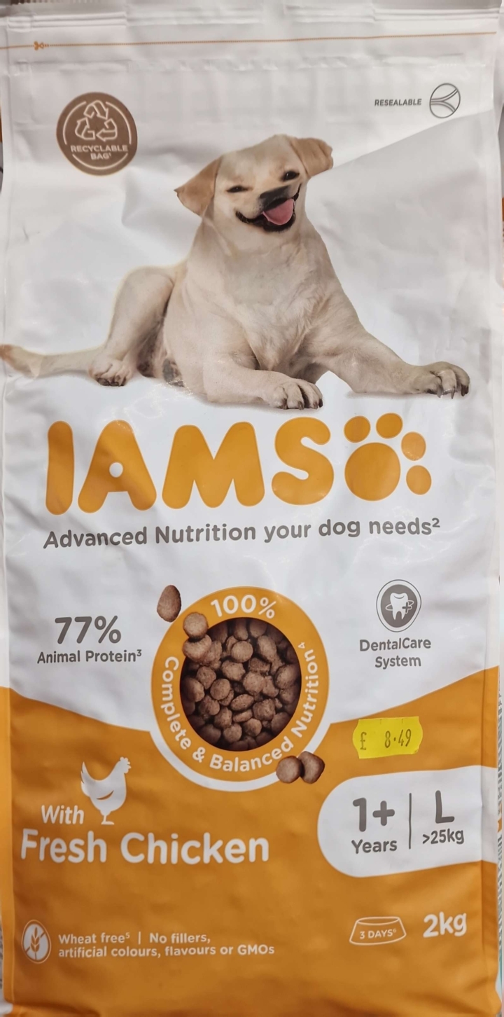 IAMS Adult Large Breed Dry Dog Food with Fresh Chicken