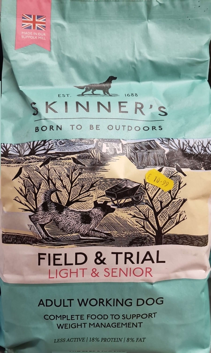 Skinners Field and Trial Light and Senior Adult Working Dog