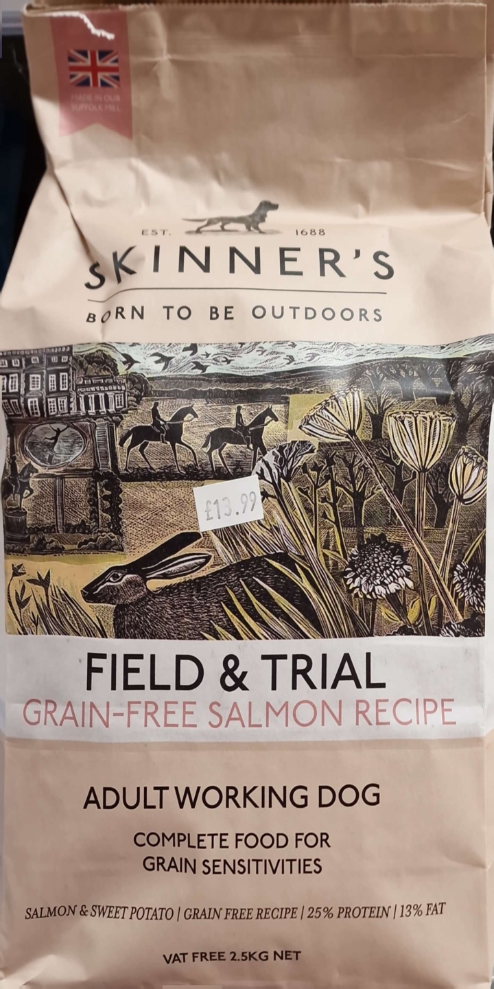 Skinners Field and Trial Grain Free Salmon Recipe