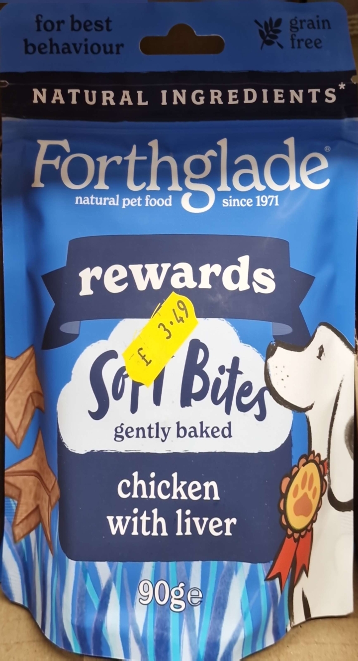 Forthglade Soft Bites Rewards Chicken with Liver