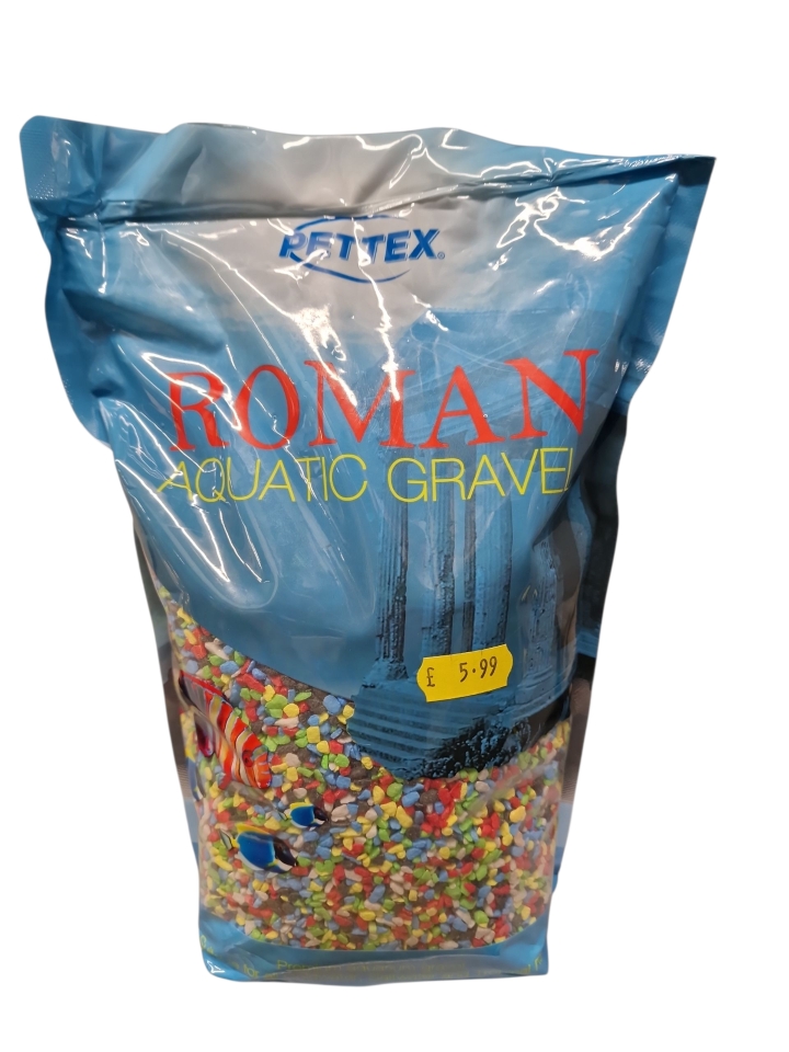 Pettex Roman Aquatic Gravel Multi Coloured Aquarium Gravel 2kg