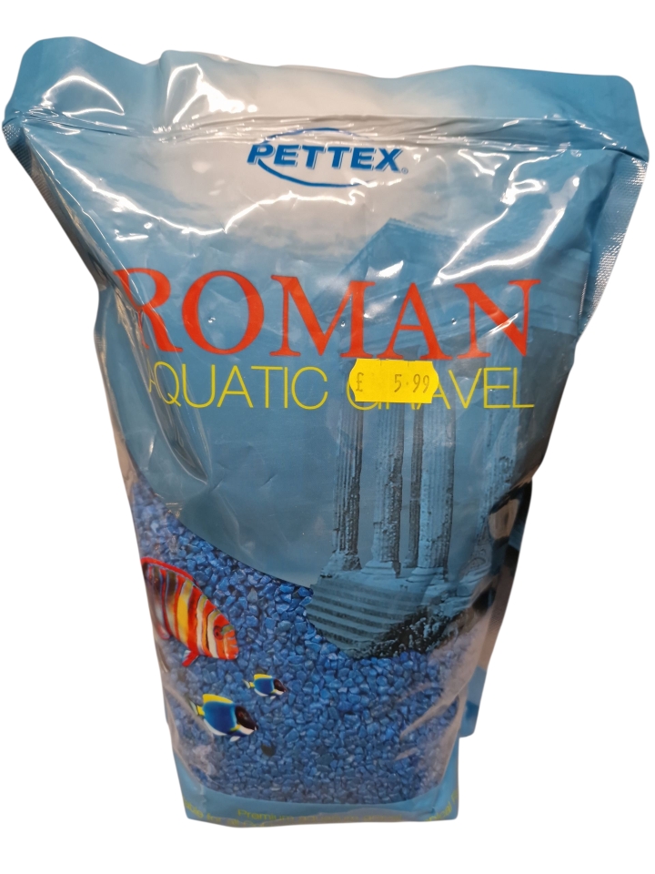Pettex Roman Aquatic Gravel Blue Aquarium Gravel 2kg