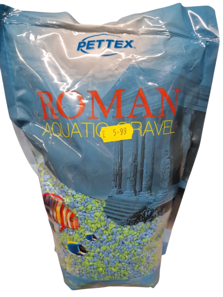 Pettex Roman Aquatic Gravel Blue and Green Mix 2kg