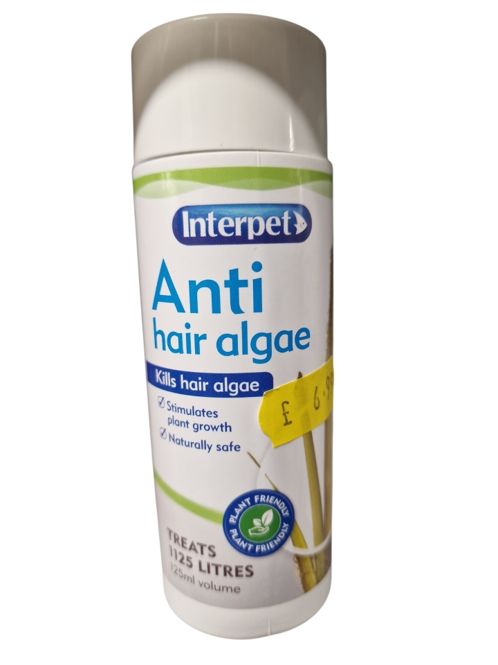 Interpet Anti Hair Algae Kills Hair Algae 125ml