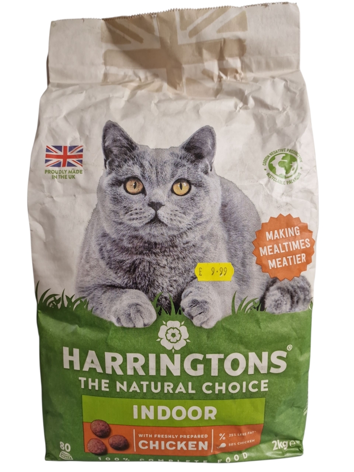 Harringtons Indoor Cat Dry Food Chicken 2kg