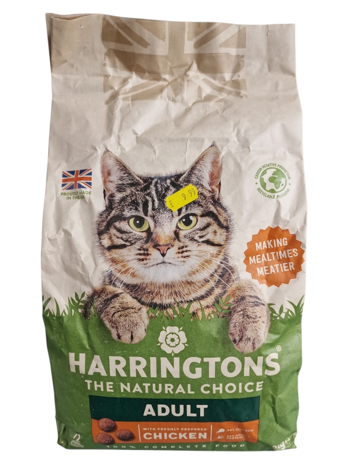 Harringtons Adult Dry Cat Food Chicken 2kg