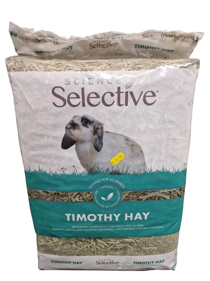 Science Selective Timothy Hay 2kg High Fibre Premium Hay for Rabbits and Small Animals