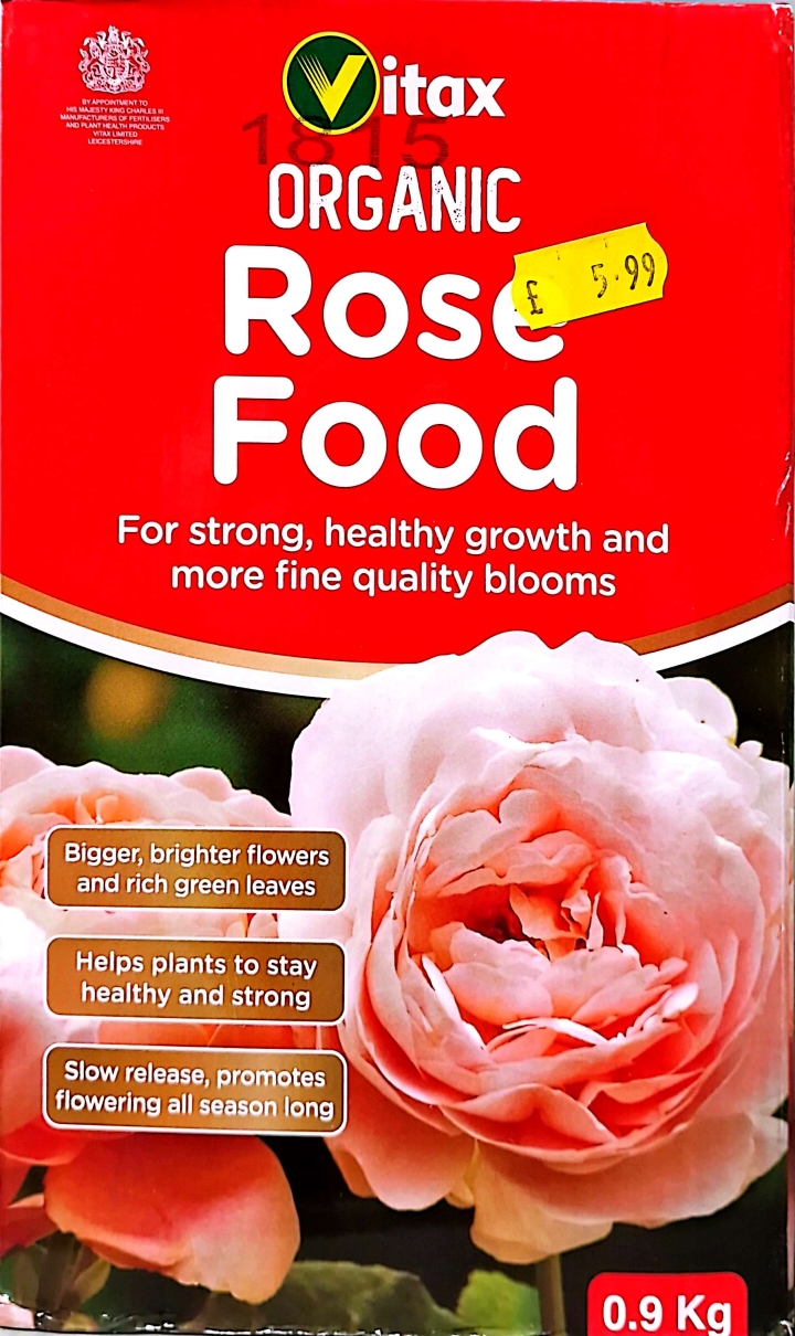 Vitax Organic Rose Food 0.9kg