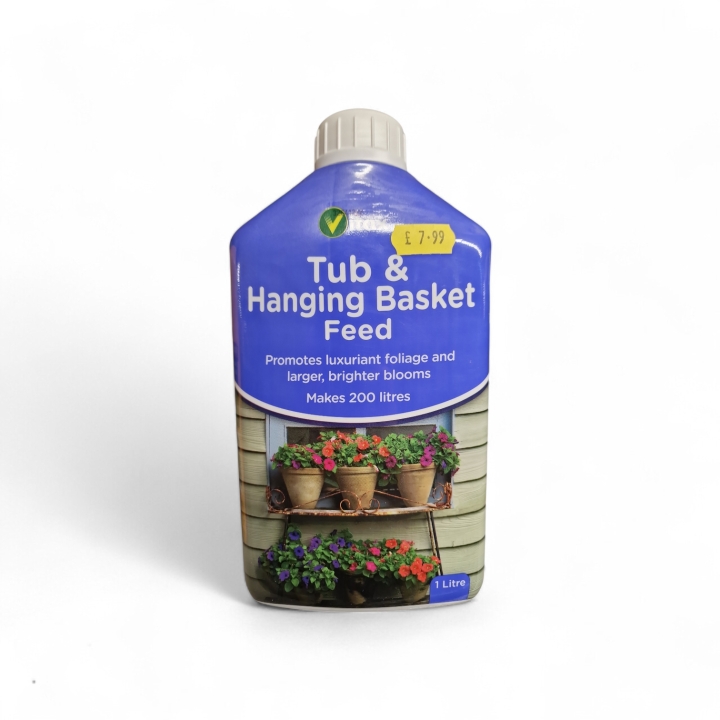 Vitax Tub and Hanging Basket Feed   Liquid Concentrate 1L