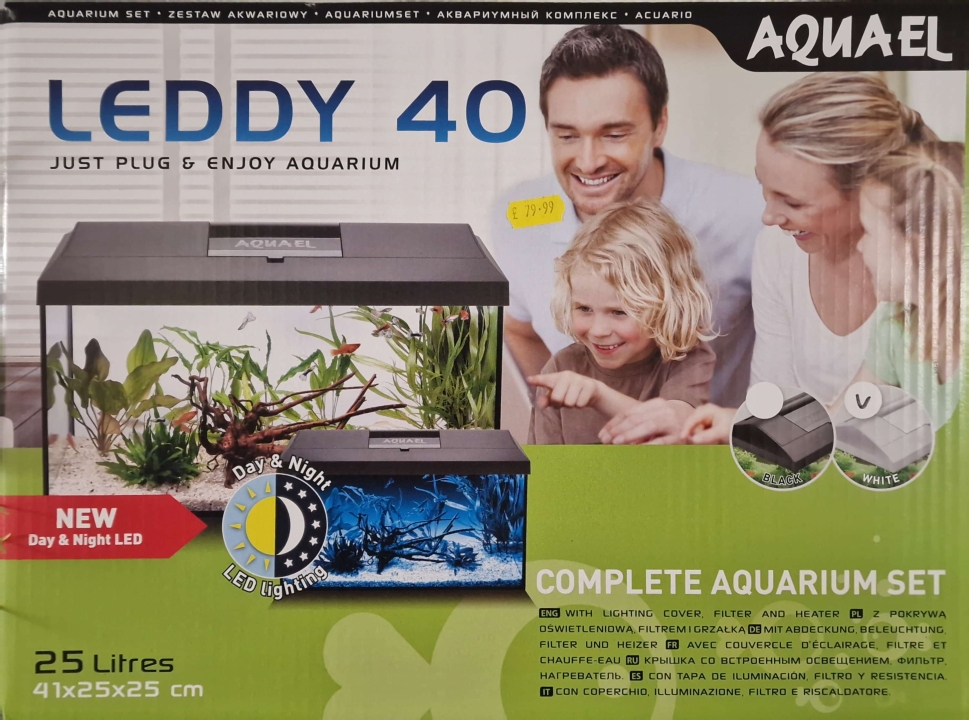 Aquael Leddy 40 Complete Aquarium Set   25 Litres