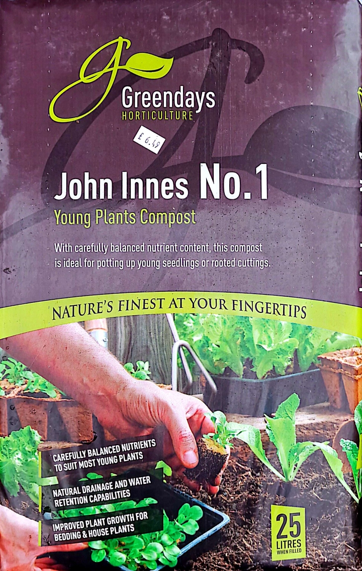 John Innes NO1 Young Plants Compost 25 Litres