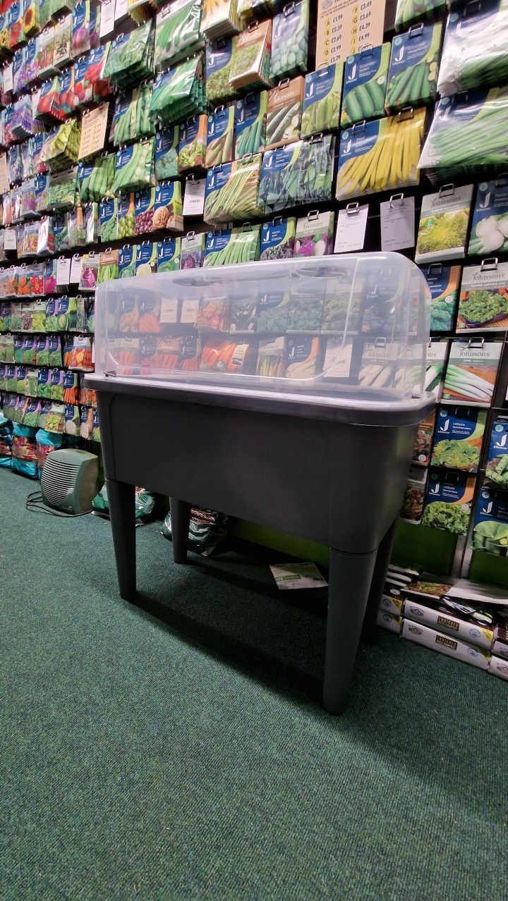 Raised Planter with Detachable Legs and Lid