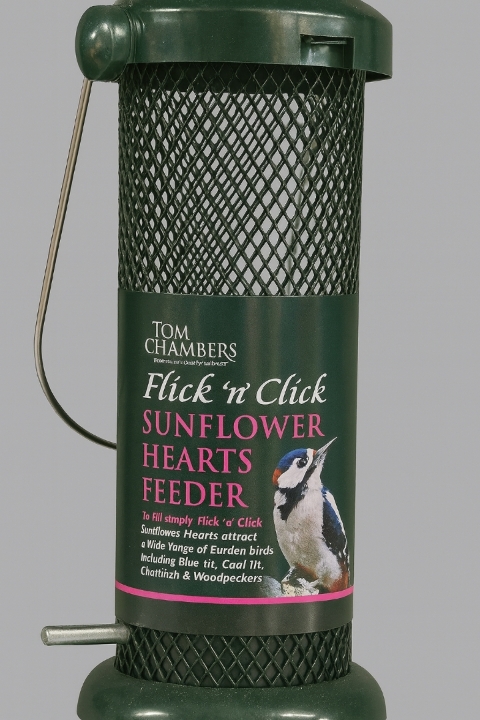 Flick 'n' Click Sunflower Hearts Feeder