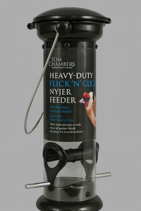 Heavy Duty Flick 'n' Click Nyjer Feeder