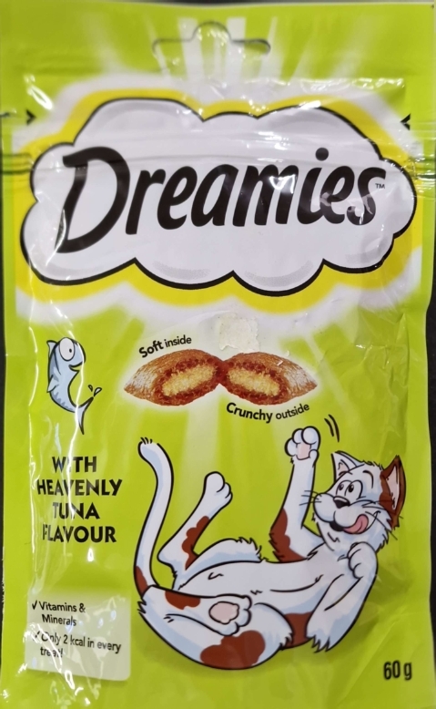 Dreamies With Heavenly Tuna Flavour