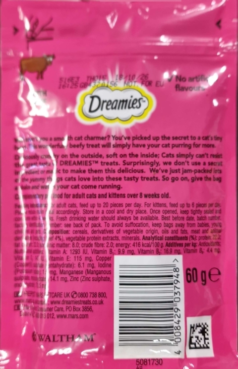 Dreamies With Tempting Beef