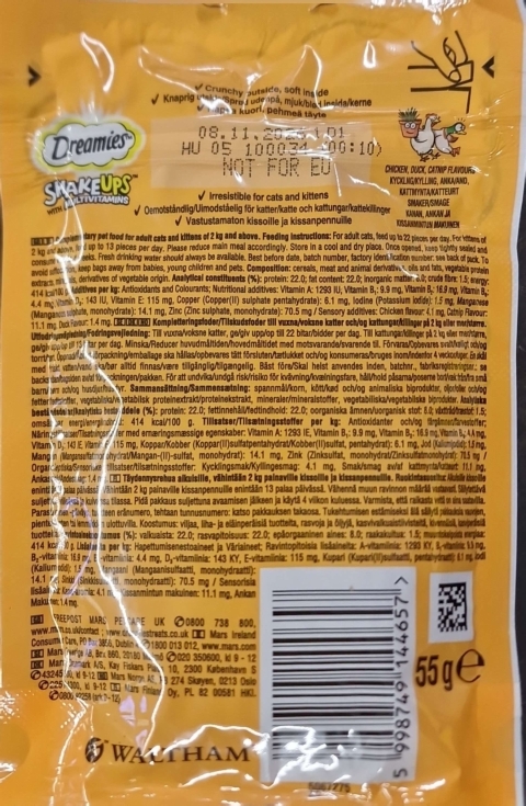 Dreamies Shakeups With Multivitamins
