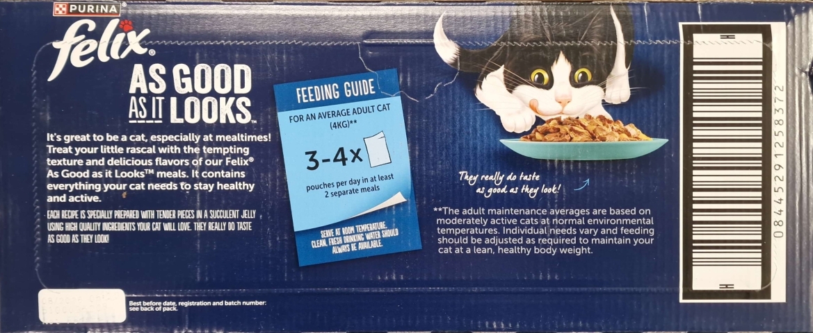 Felix As Good As It Looks Ocean Feasts Selection in Jelly   40 Pouch Jumbo Pack