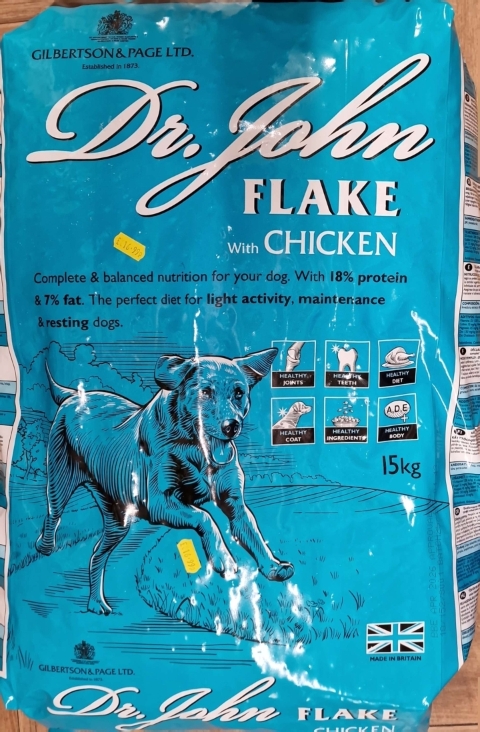 Dr John Flake with Chicken