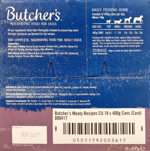 Butchers Grain Free Recipes in Jelly