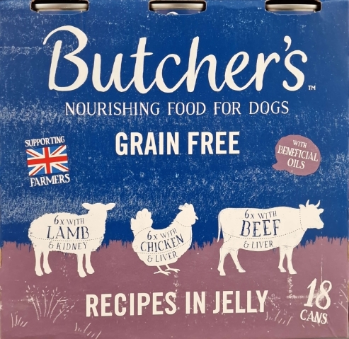 Butchers Grain Free Recipes in Jelly