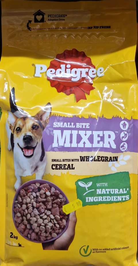 Pedigree Small Bite Mixer with Wholegrain Cereal