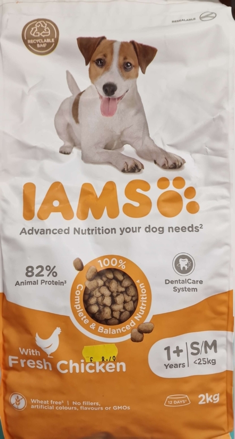 IAMS Adult Small Medium Breed Dry Dog Food with Fresh Chicken