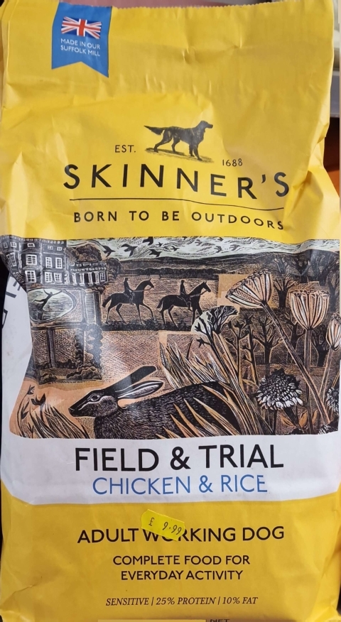 Skinners Field and Trial Chicken and Rice Adult Working Dog