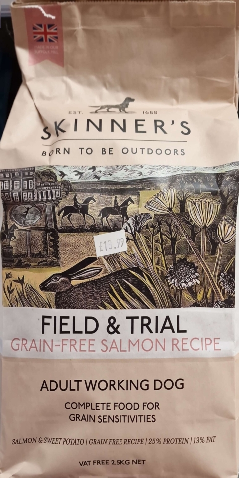Skinners Field and Trial Grain Free Salmon Recipe