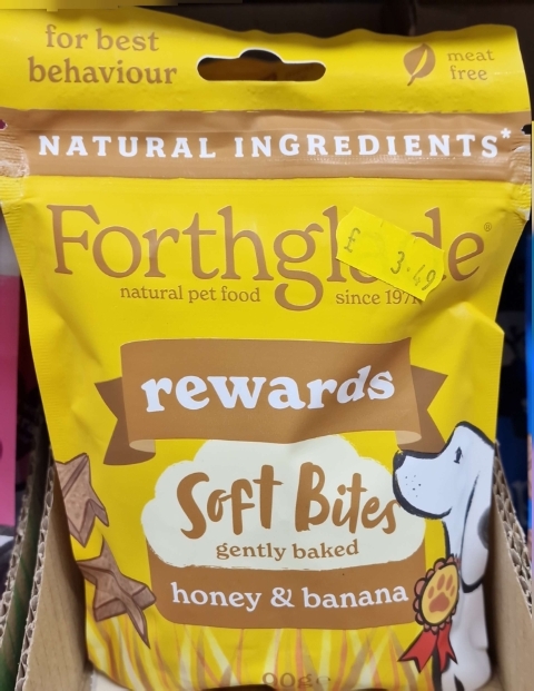 Forthglade Soft Bites Gently Baked Honey and Banana