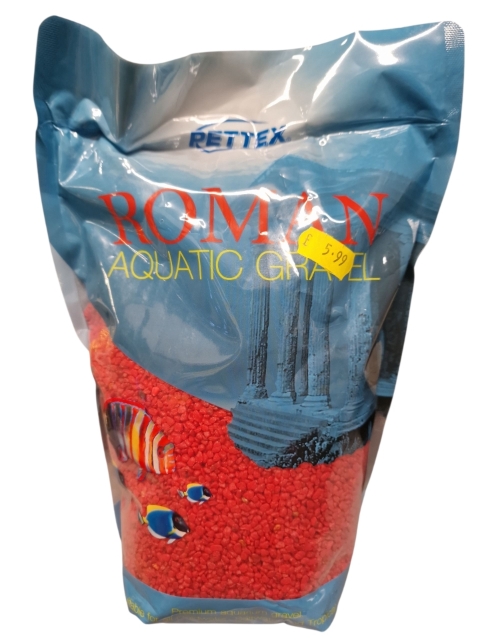 Pettex Roman Aquatic Gravel Red Aquatic Gravel 2kg