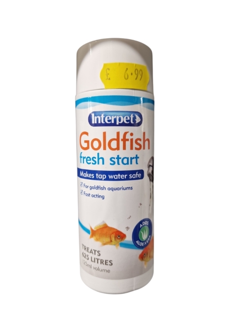 Interpet Goldfish Fresh Start Makes Tap Water Safe 125ml