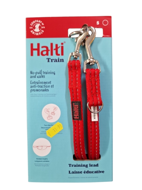 Halti Train Training Lead Small Red