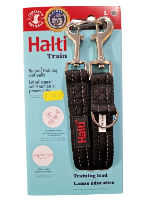 Halti Train Training Lead Large Black
