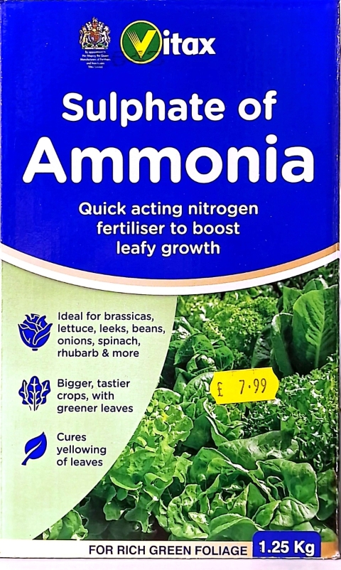 Vitax Sulphate of Ammonia 1.25kg