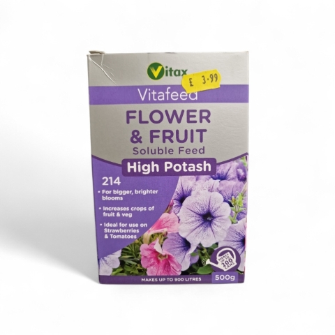 Vitax Vitafeed Flower & Fruit Soluble Feed High Potash 500g